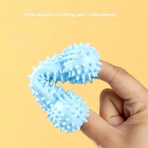 Eco Friendly TPR corda di masticazione giocattolo di distribuzione di cibo bastone palla interattiva per la pulizia dei denti giocattoli per la noia sollievo - Product Image 4