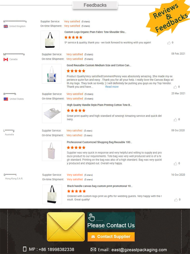 Wholesale Custom Printed Canvas 100% 12 oz Extra Large Heavy Duty Cotton Tote Bags With Pocket