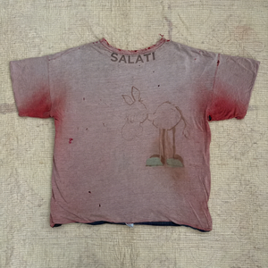 เสื้อยืดโอเวอร์ไซส์ผู้ชายผ้าฝ้าย 100% สั่งทำพิเศษ สไตล์วินเทจ พิมพ์ลายสกรีน ลุค Dirty Wash ซักยับ ใส่สบายสำหรับฤดูร้อน - Product Image 2