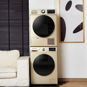 Wh 15kg Stackable Dryer Set Front Load <b>Large</b> Capacity Laundry Washing Drying Unit White Both Washing Machine and Clothes Dryer - Product Image 6