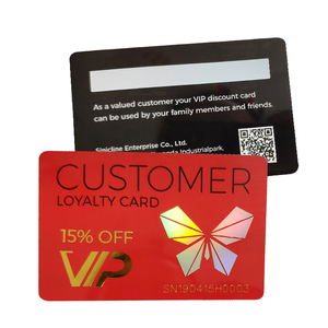 공장 가격 맞춤형 컬러 홀로그램 레이저 인쇄 VIP 칩 카드 PVC 홀로그램 마그네틱 카드 - Product Image 4