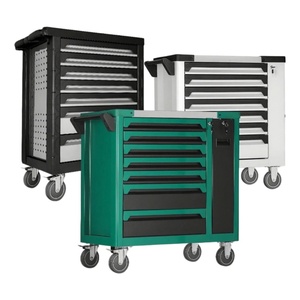 Herramientas de Reparación de Automóviles de Alta Calidad, Gabinete de Herramientas Rodante y Carro de Herramientas Móvil de Siete Cajones con Juego de 369 Piezas - Product Image 5