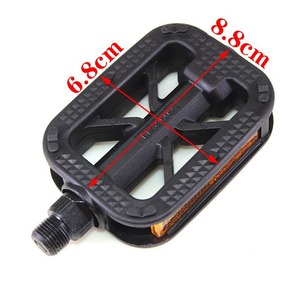 Bicycle Plastic Pedals <b>Nylon</b> Anti <b>Slip</b> For Kids Bikes Multiuse Black Gray Steel Spindle Imperial Specification - Product Image 4
