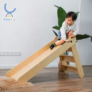 XIHA scivoli in legno per bambini per interni ed esterni scivolo autoportante per parco giochi per bambini scivolo scalatore set da gioco giocattolo