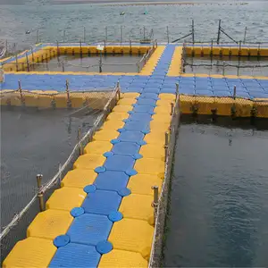 Outdoor Water Sports Swimming Pool Floating Platform HDPE Pontoon Easy to Install