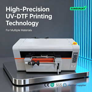 A3 lá vàng in kỹ thuật số uvdtf impresora chuyển Sticker <span class=keywords><strong>UV</strong></span> dtf màu vàng bạc lá máy in với kèm theo Laminator - Product Image 2