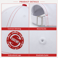 Casquette de baseball de luxe personnalisée à 6 panneaux en sergé, imprimé vague topographique dégradé violet, pré-courbée, unisexe, ajustable, style streetwear, snapback