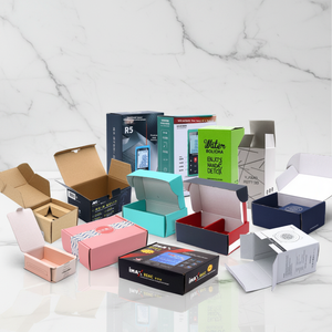Scatola di Carta Pieghevole con Foro Superiore, Scatola di Carta Personalizzata con Stampa a Colori per Confezione Retail di Mouse USB per Computer da Ufficio - Product Image 6