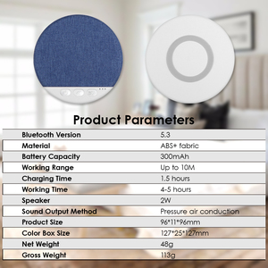 Altavoces de Almohada para <span class=keywords><strong>Dormir</strong></span> con Ruido Blanco, Ultrafinos, con Bluetooth, Temporizador, Control de Volumen, Inalámbricos, Ayuda para <span class=keywords><strong>Dormir</strong></span> - Product Image 6