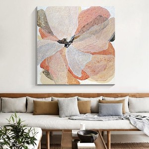 Hand Painted Oil Painting Abstract Flower <b>Art</b> 3D Effect Wall Hanging For Living Room Bedroom Decor - Product Image 4