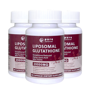 Gmp Private Merk Aangepaste Label Hoge Kwaliteit Liposoom Glutathion Huid Whitening Pillen Antioxidant Whitening Capsules - Product Image 1