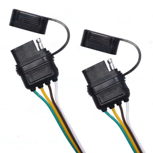 Сплиттер для прицепа 2-сторонний 4-контактный Y-сплит жгут проводов адаптер для грузового автомобиля - Product Image 3