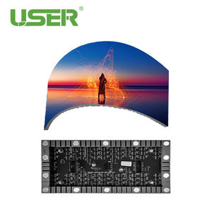 Nuovo Schermo <span class=keywords><strong>LED</strong></span> Flessibile Circolare per Interni, Display <span class=keywords><strong>LED</strong></span> Curvo per Discoteche, Fiere ed Esposizioni, Parete Video <span class=keywords><strong>LED</strong></span> Cilindrica - Product Image 3