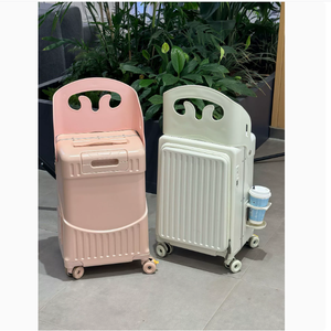 <span class=keywords><strong>Valise</strong></span> multifonctionnelle pour enfants avec siège, <span class=keywords><strong>valise</strong></span> de voyage portable pour les voyages en famille à l'aéroport - Product Image 1