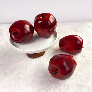 Mô Phỏng Nhân Tạo Sống Động Như Thật Giả Màu Đỏ Đen Táo Ngon Táo Cho Nhà Nhà Bếp Đám Cưới Đảng Trang Trí Nhiếp Ảnh - Product Image 2