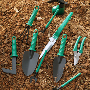 <span class=keywords><strong>Set</strong></span> di <span class=keywords><strong>attrezzi</strong></span> da giardino per la casa multifunzionali da 10 pezzi per potatura di fiori e invasatura di verdure include vasi di fiori e fioriere - Product Image 6