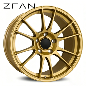 Cerchi in Lega di Alluminio Forgiato ZFAN 17-20 Pollici 5x100 Neri Multirazza Universali per Modelli Audi - Product Image 2