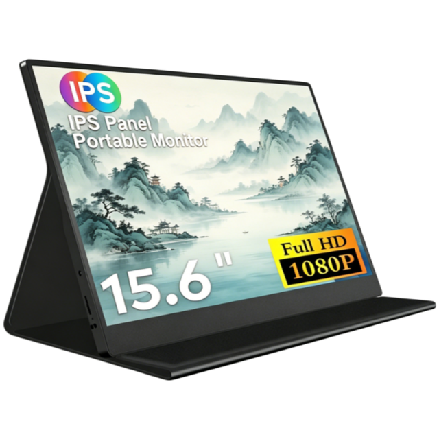 15.6 Inch IPSFHD 1920*1080 Portable Monitor lcd Screen USB Display Gaming Monitor for PS5