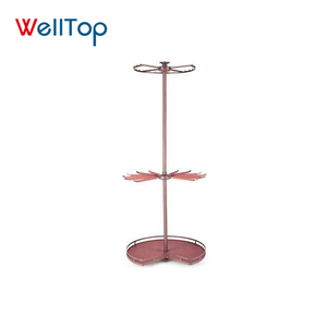 Welltop VT-10.114 Modern <strong>Design</strong> Metal Wardrobe Accessories Rotating Dirty Clothes Basket <strong>Closet</strong> Revolve Shelf Organizer - Product Image 2