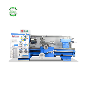 Mini máquina de <span class=keywords><strong>torno</strong></span> CJM280 <span class=keywords><strong>para</strong></span> el hogar, engranajes de <span class=keywords><strong>metal</strong></span> completo, <span class=keywords><strong>torno</strong></span> de procesamiento de <span class=keywords><strong>metal</strong></span> pequeño de velocidad variable, hecho en casa a la venta - Product Image 1