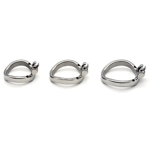 Dispositivo de Castidad de Metal con Anillo Curvo de 52 mm FRRK, Acero Inoxidable 304 para Jaula de Castidad - Product Image 3