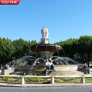 Grande fontaine de jardin <span class=keywords><strong>en</strong></span> marbre d'<span class=keywords><strong>Aix</strong></span>-<span class=keywords><strong>en</strong></span>-<span class=keywords><strong>Provence</strong></span>, fontaine de la Rotonde - Product Image 6