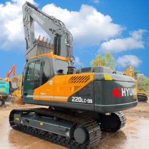 รถขุดฮุนได 220LC-9S มือสอง น้ำหนักบรรทุก 22,100 กก. ได้รับการรับรองมาตรฐาน CE มีสินค้าในแอฟริกา/ตะวันออกกลาง - Product Image 3