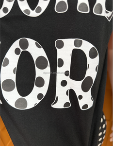 PEEQI COTTON Streetwear Plus Size Top e Pantaloncini in Cotone a Pois Casual Famoso Set 2 Pezzi Abbigliamento Donna - Product Image 3