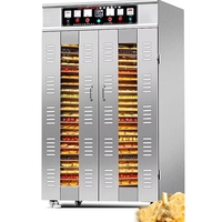 Industriële voedseldroger van koolstofstaal, elektrisch, voor fruit, groenten en vlees, 220V.