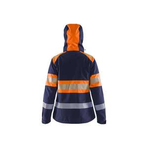 BLAKLADER - 440425138953M Women’s <b>Hi</b>-<b>Vis</b> <b>Softshell</b> <b>jacket</b> Navy blue/Orange - EAN 7330509882238 <b>HI</b>-<b>VIS</b> WORKWEAR - Product Image 5