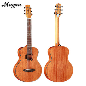 <span class=keywords><strong>34</strong></span> MINI-34M-J Massivholz-Akustikgitarre aus Mahagoni mit Palisander-Rückseite und -Zargen - Product Image 2