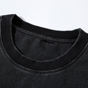 Camiseta de hombre con estampado Digital colorido de gran tamaño y peso pesado de 100% algodón - Product Image 4