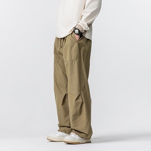 <span class=keywords><strong>Pantalon</strong></span> de <span class=keywords><strong>randonnée</strong></span> unisexe fin, style montagne, imperméable, séchage rapide, respirant, uni, plissé devant, pour le printemps/automne - Product Image 5