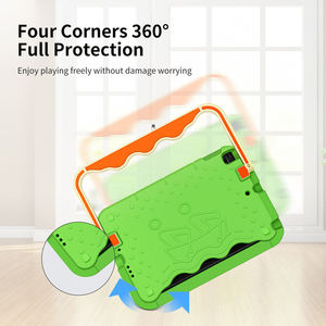เคสแท็บเล็ต EVA รุ่นยอดนิยม HGD ปี 2020 สำหรับ iPad 1/2/3/4 รุ่น 11 นิ้ว และ iPad 2020 10.9 นิ้ว ป้องกันการกระแทก พร้อมหูหิ้ว สำหรับเด็ก - Product Image 6