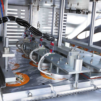 Machine de thermoscellage électrique automatique pour couvercles de tasses en acier inoxydable, pour mini-croustilles, pop-corn, biscuits, aliments et boissons, avec support en papier