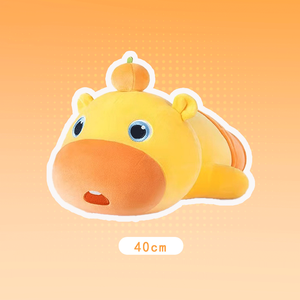 Porte-clés en peluche créatif Capybara Lulu, super doux, pendentif pour sac à dos d'étudiant - Product Image 6