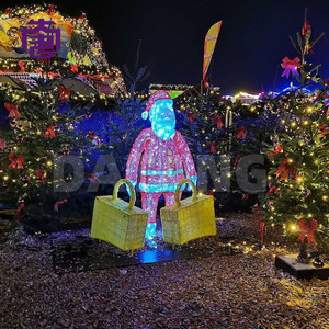 ตุ๊กตาซานตาคลอสประดับตกแต่งภายนอกพร้อมไฟ LED สำหรับห้างสรรพสินค้า สวนสาธารณะ และงานเทศกาลต่างๆ - Product Image 2