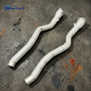 Tubo de Escape de Alto Flujo de Acero Inoxidable 304 para Ferrari 812 F12 F140 6.5L 6.3L V12, Mejora de Escape para Carreras con Protector Térmico - Product Image 5