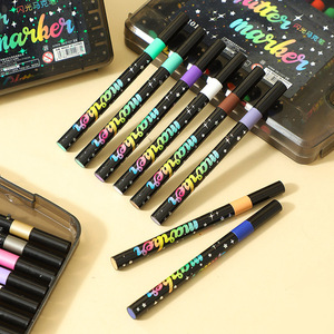 Glitter Art Markers 80 Colors Acrylic Opaque Drawing Pens For Kids And Adults Gift Box Packaging - Product Image 2