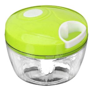 500ml Manual Rope Pulling Stainless Steel Garlic Cutter Eco-Friendly Microwave Safe Good Kitchen Helper Multi-Function <b>Vegetable</b> - Product Image 2