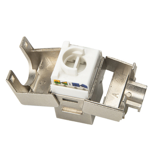 เครือข่ายแมว6แมว<span class=keywords><strong>6A</strong></span> แมว7โมดูลป้องกัน FTP 180องศา tooless <span class=keywords><strong>Rj45</strong></span> Cat5e Cat6 Cat6a แจ็ค Cat7แจ็คหลักสำหรับชิ้นส่วนโทรคมนาคม - Product Image 3