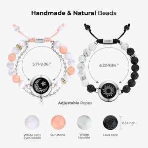 Pulseras al Por Mayor Sol y Luna Pulseras Inteligentes para Parejas con Amor Táctil a Larga Distancia - Product Image 3