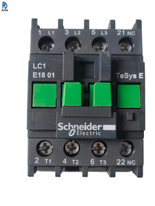 Contacteur AC LC1E1801E5N, contacteur industriel, contacteur triphasé, contacteur de puissance, contacteur magnétique, basse tension - Product Image 1