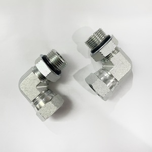 Raccordo Idraulico SAE Oring <span class=keywords><strong>Boss</strong></span> a Gomito Femmina Girevole JIC per Tubi Idraulici - Product Image 1