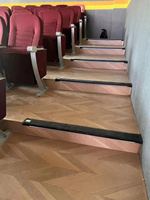 Lumière d'escalier LED blanche froide personnalisée pour cinéma privé avec contrôleur