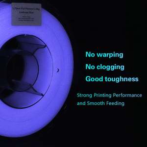 Lyjenny OEM/ODM PLA Luminous Red 3D Printer Filament Glow in the Dark 1,75mm 1KG Eco-Friendly 2025 Trending Filament - Product Image 4