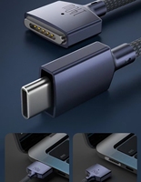 PD 3.1 28V 5A CABLETOLINK 140W USB C vers pour 3 câbles de charge magnétiques compatibles avec MacBook