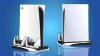 Honcam Chargeur de contrôleur vertical multifonctionnel Support de ventilateur de refroidissement pour console PS5 Playstation 5
