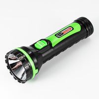 Lampe torche LED rechargeable, haute puissance, lumière puissante, longue portée, corps en plastique pour éclairage d'urgence extérieur, hôtel, incendie