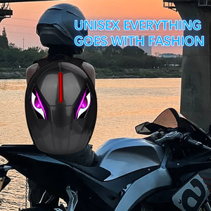 <b>LED</b> Motorcycle <b>Backpack</b> Unisex <b>LED</b> Knight <b>Backpack</b> DIY Programmable Full Color Screen Softback Waterproof Helmet Bag USB Fashion - Product Image 6